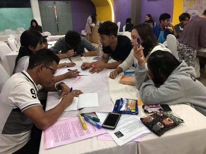 Workshop on #bizhumanrights for garment workers & civil society groups in Mae Sot #Thailand